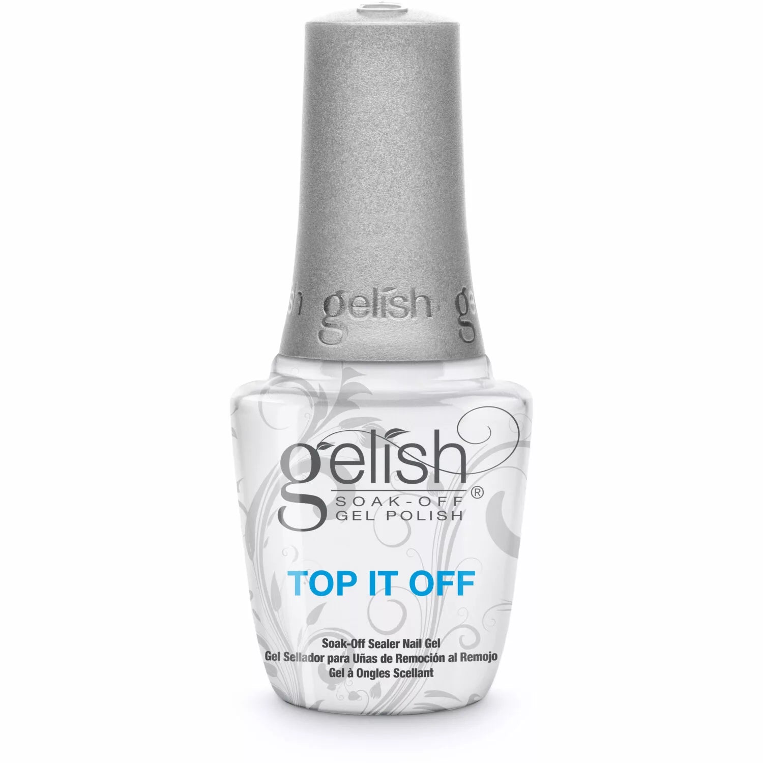 GELISH Soak OFF Gel Polish TOP IT OFF 0.5 oz 15 ml.