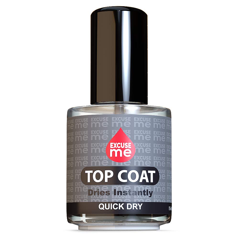 Quick Dry Fast Drying Super Shiny Nail Polish Top Coat 0.5 oz 15ml