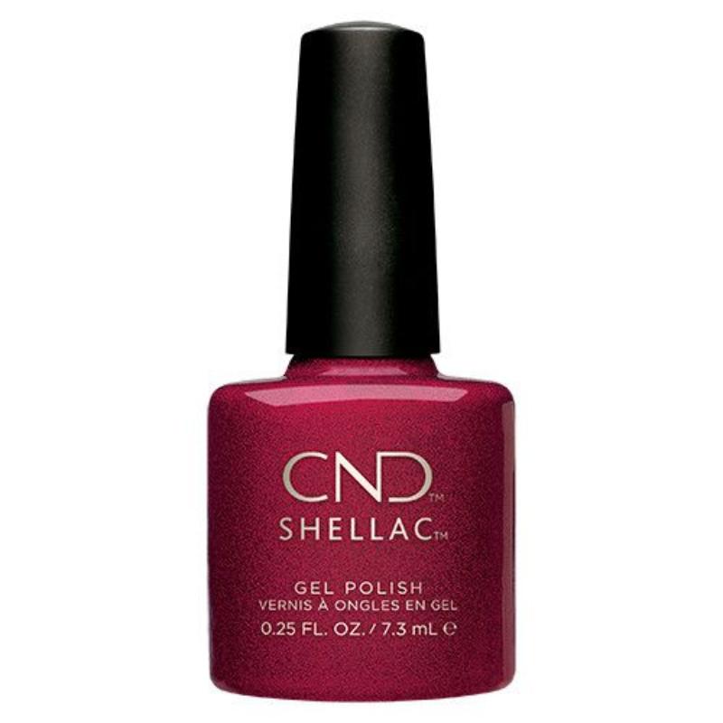 CND Shellac Gel Polish Red Baroness 0.25 oz