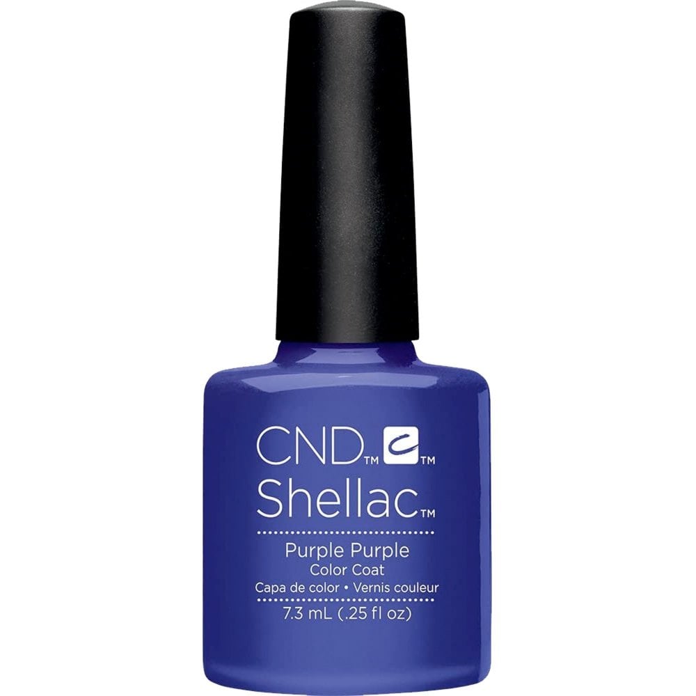 CLEARANCE SALE - CND Shellac Gel Polish Purple Purple 0.25 oz