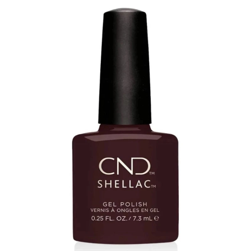 CND Shellac Gel Polish Dark Dahlia 0.25 oz