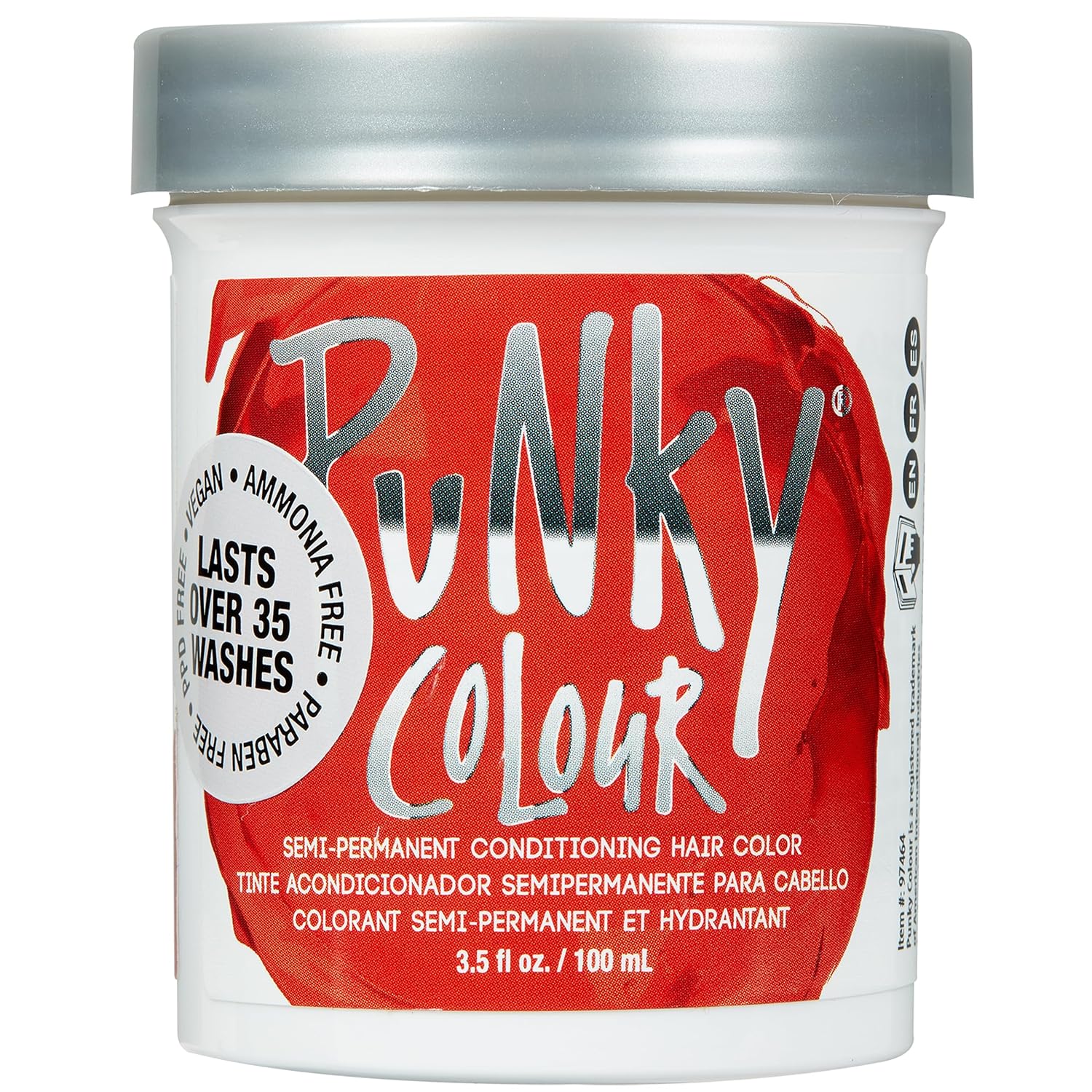 Punky Colour Semi Permanent Hair Color - Fire 3.5 oz