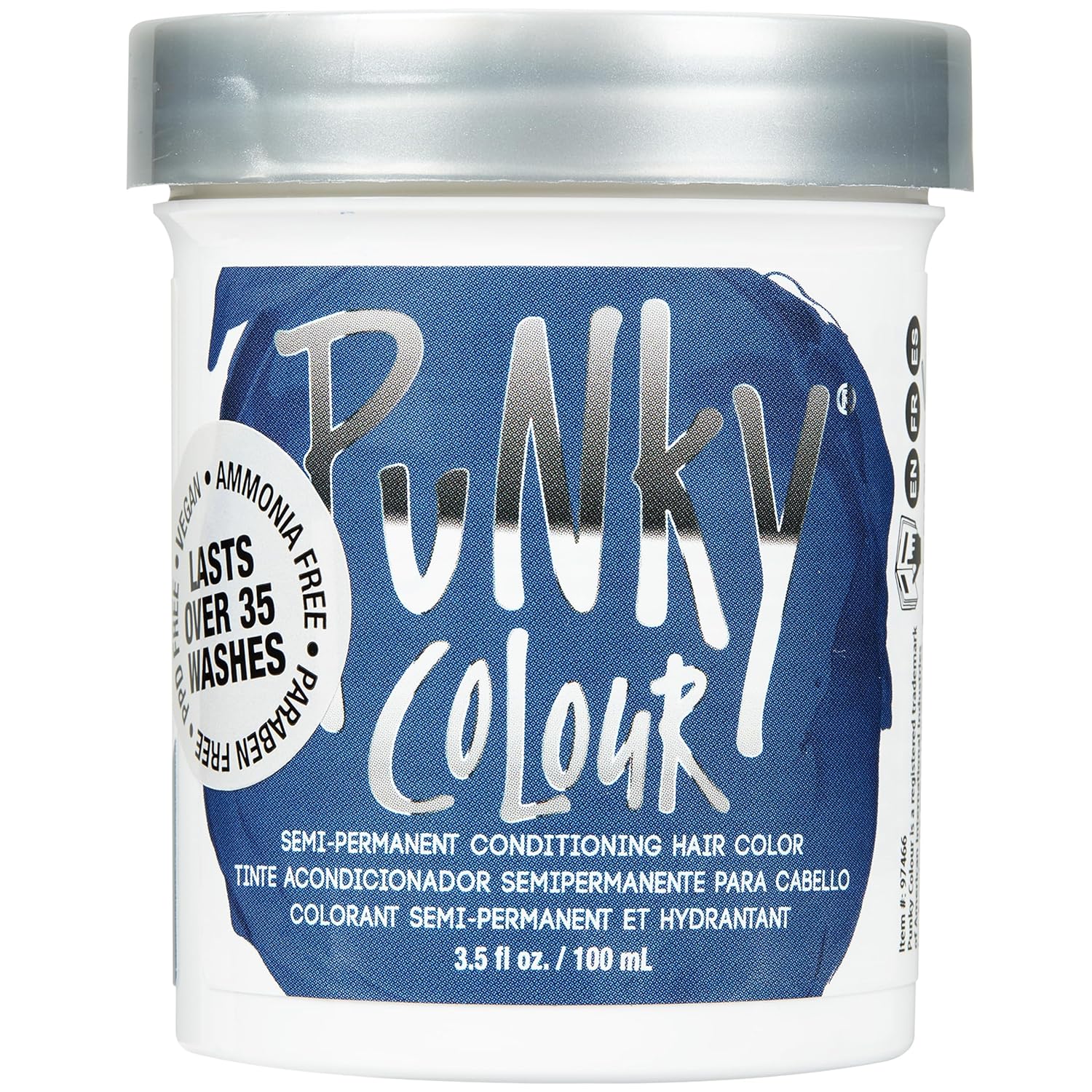 Punky Colour Semi Permanent Hair Color - Midnight Blue 3.5 oz