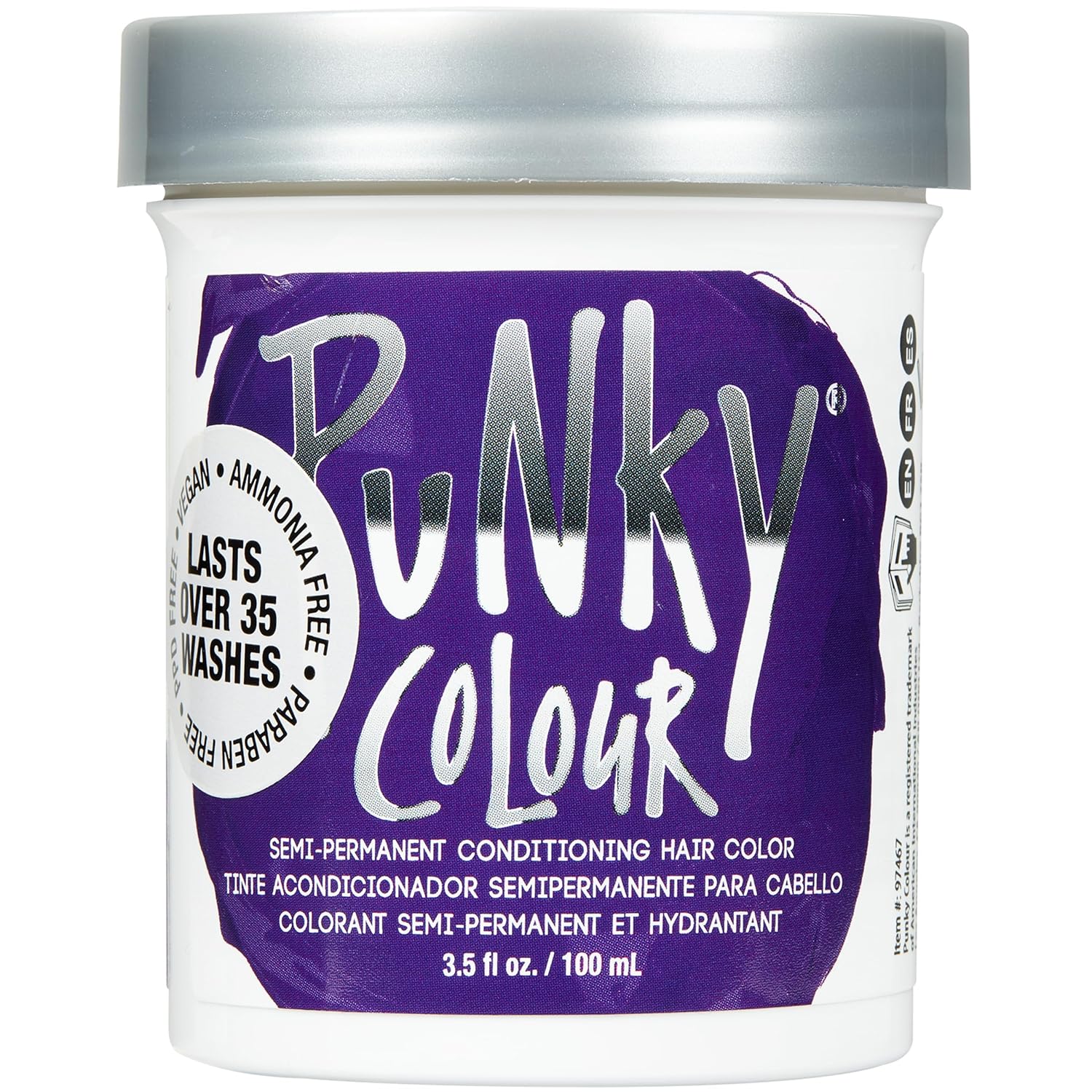 Punky Colour Semi Permanent Hair Color - Plum 3.5 oz