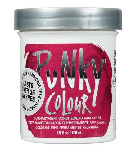 Punky Colour Semi Permanent Hair Color - Rose Red 3.5 oz