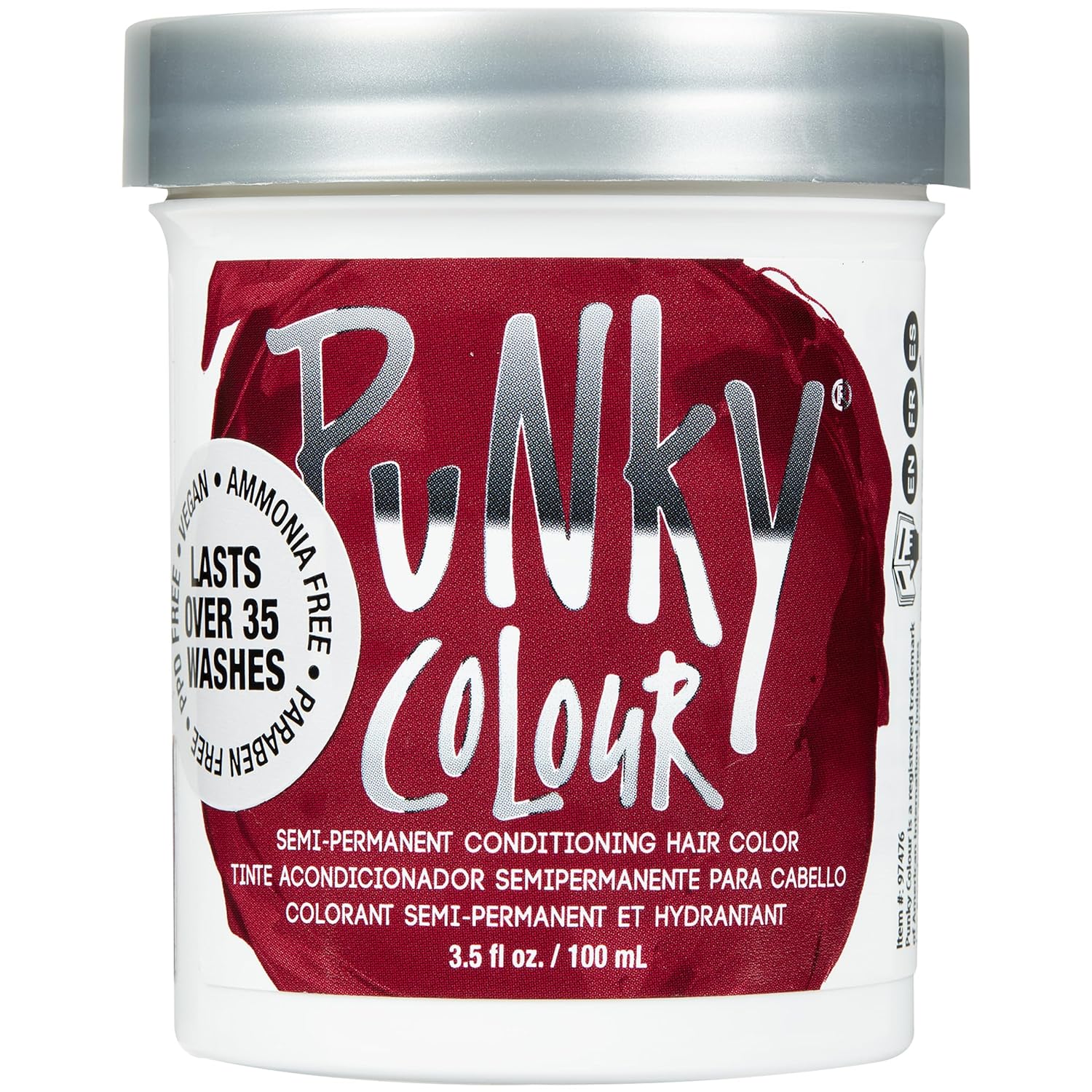 Punky Colour Semi Permanent Hair Color - Red Wine 3.5 oz