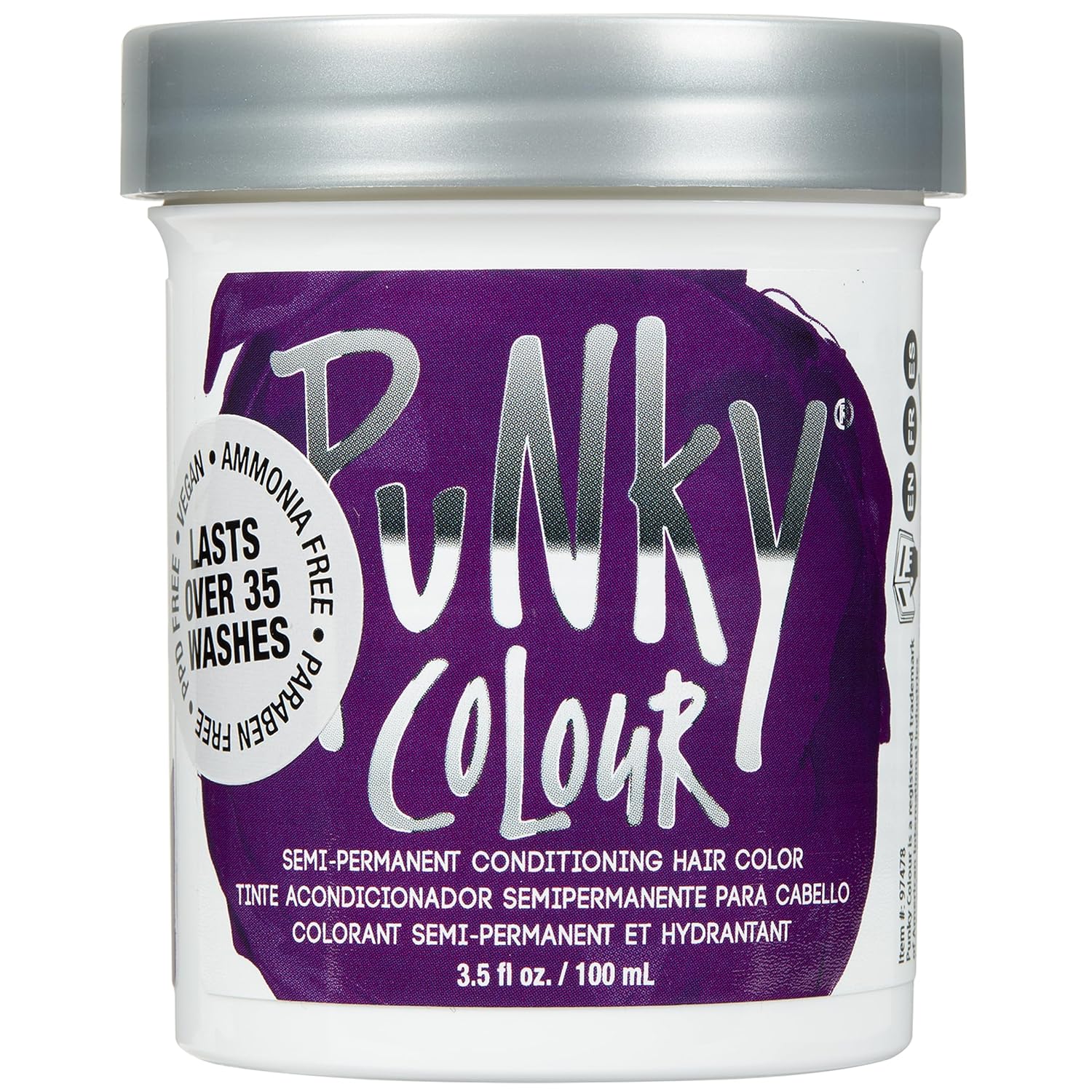 Punky Colour Semi Permanent Hair Color - Purple 3.5 oz