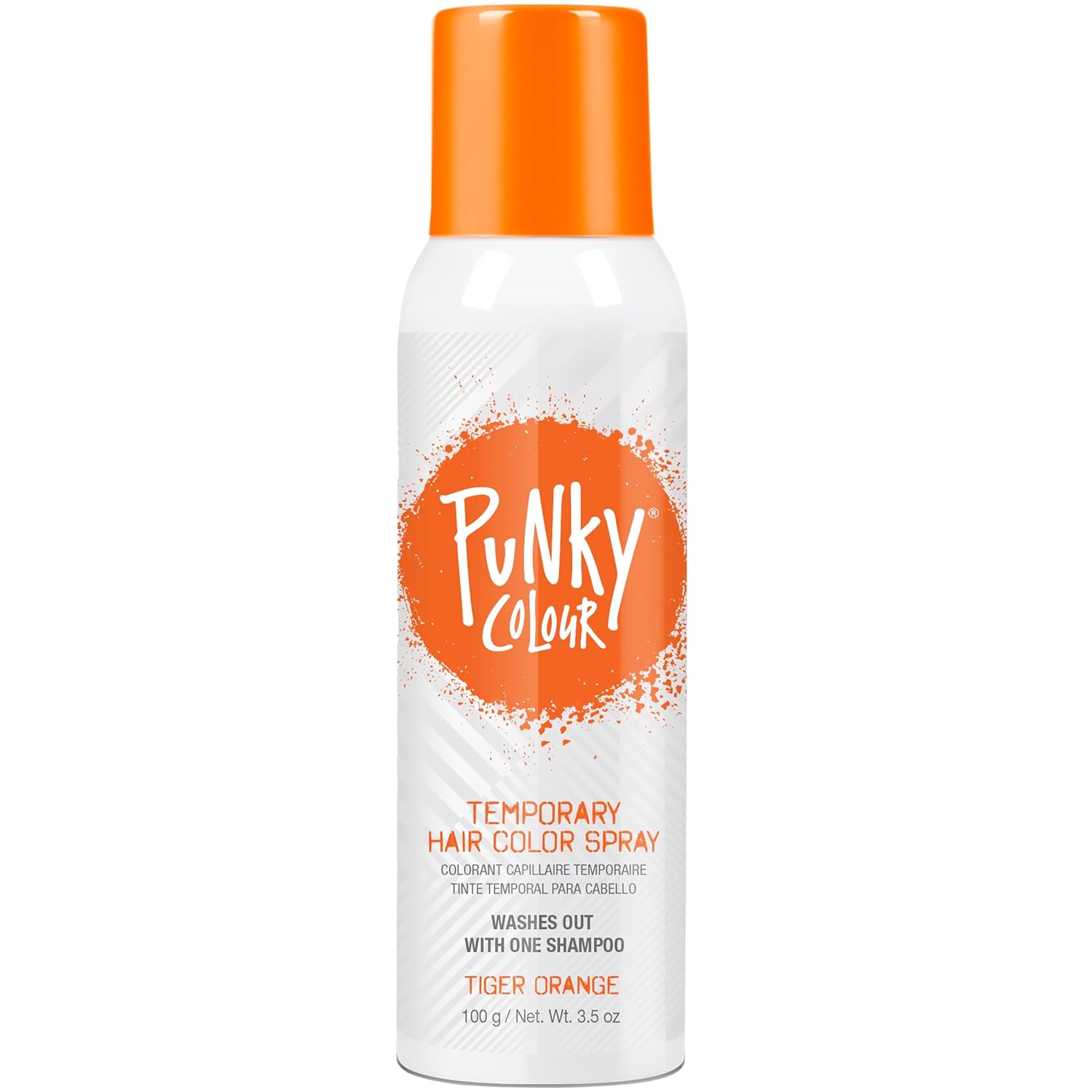 Punky Colour Temporary Hair Color Spray - Tiger Orange 3.5 oz