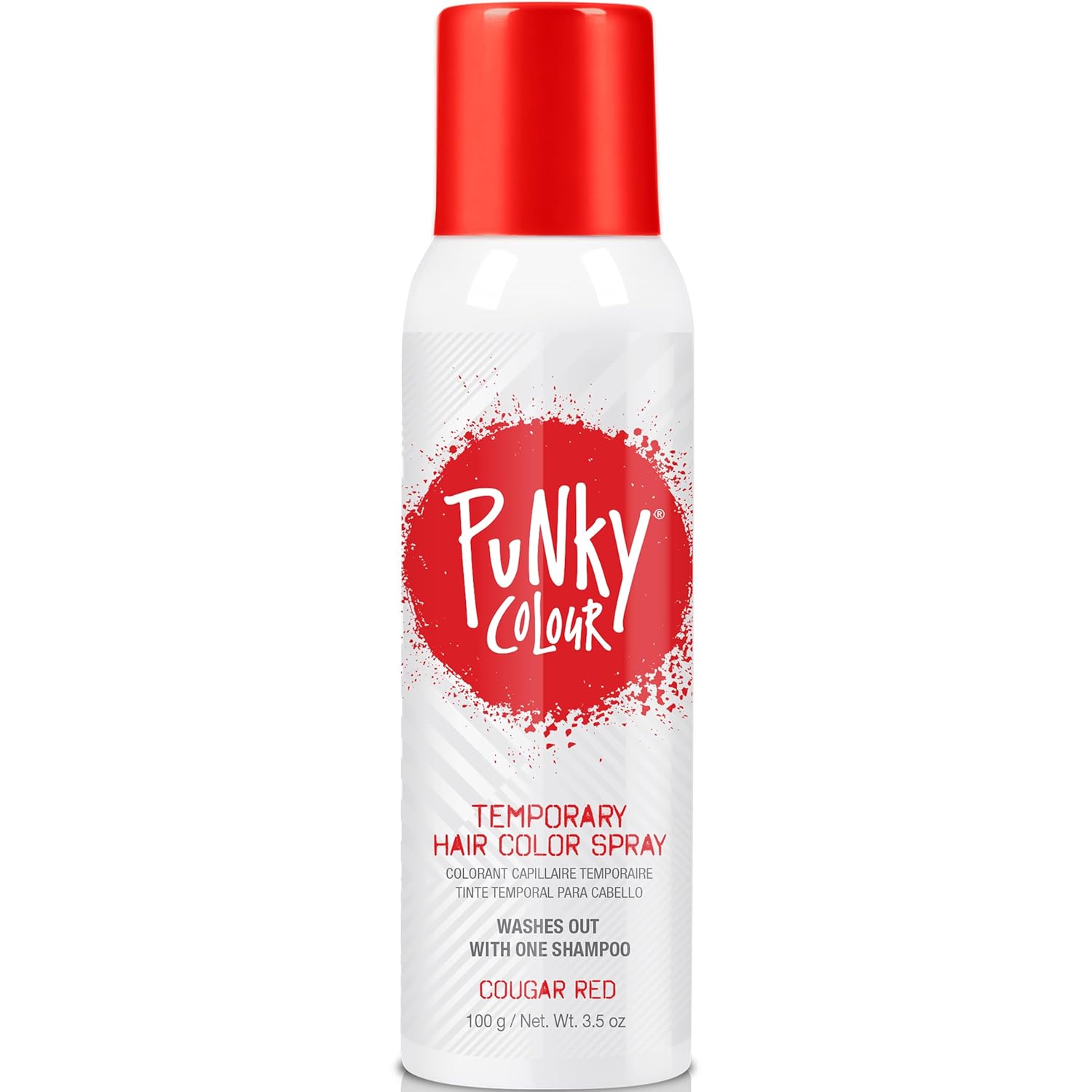 Punky Colour Temporary Hair Color Spray - Cougar Red 3.5 oz