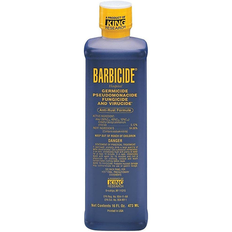 Barbicide Barber Salon Disinfectant Concentrated Liquid 16 oz