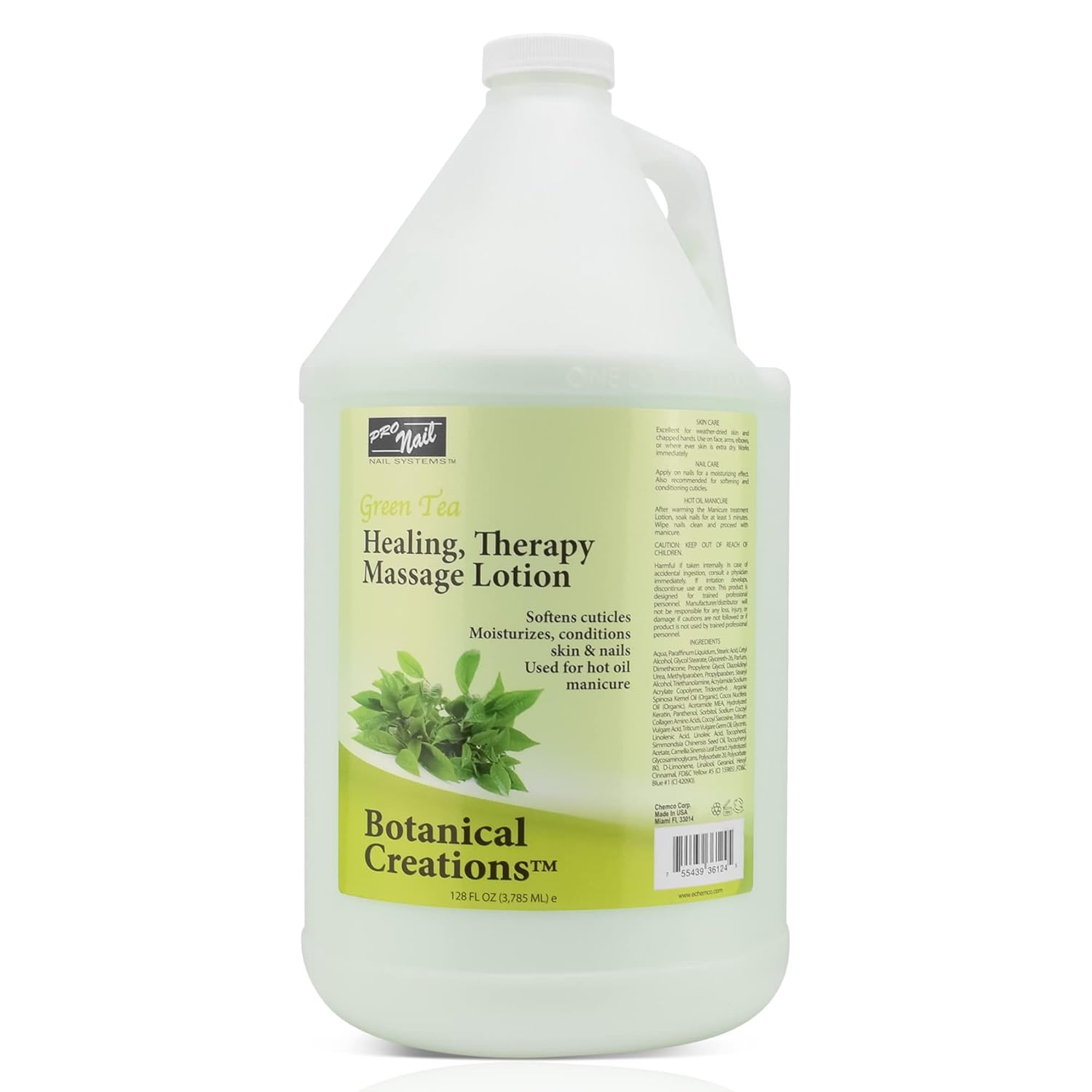 PRONAIL Healing Therapy Massage Lotion Green Tea 128 oz