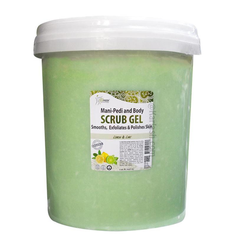 SPA REDI Pedi Scrub Gel Lemon & Lime Bucket (5 gallon size)