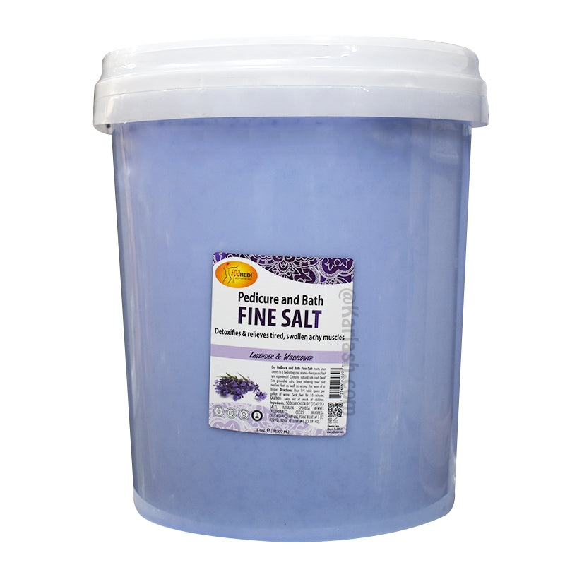 SPA REDI Pedicure and Bath Soak Fine Salt Lavender and Wildflower (5 gallon size)