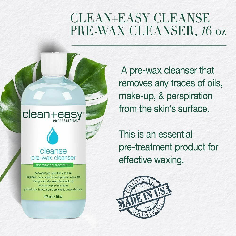 Clean + Easy Cleanse Pre Wax Cleanser, 16 Fluid Ounce