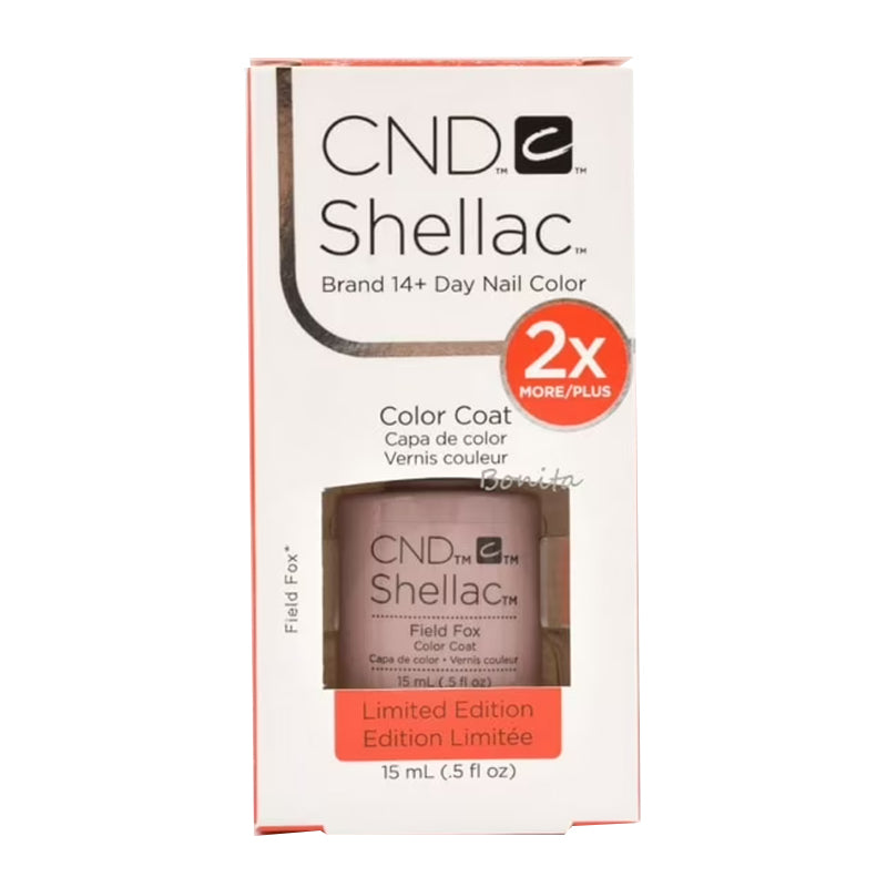 CLEARANCE SALE - CND Shellac Gel Polish Field Fox 0.5 oz 2X More