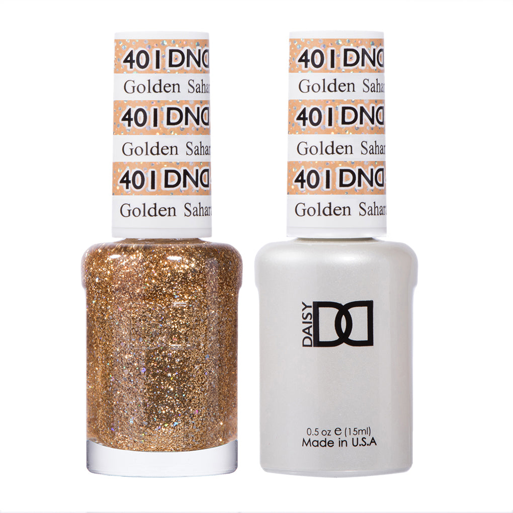 DND Matching Polish Set Gel & Lacquer 401 Golden Sahara Star