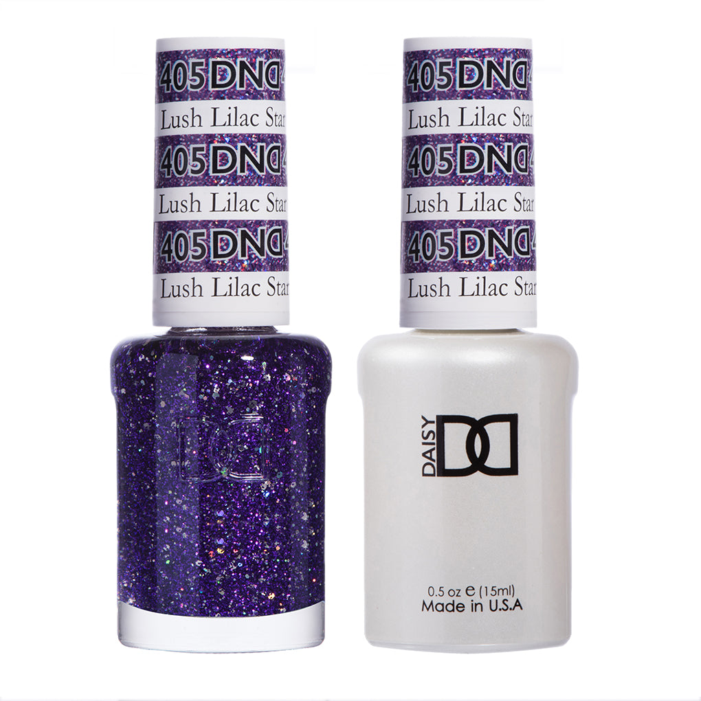 DND Matching Polish Set Gel & Lacquer 405 Lush Lilac Star