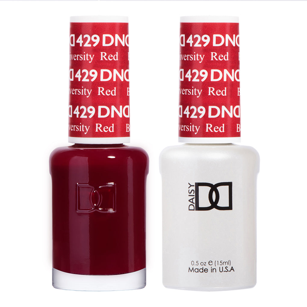 DND Matching Polish Set Gel & Lacquer 429 Boston University Red