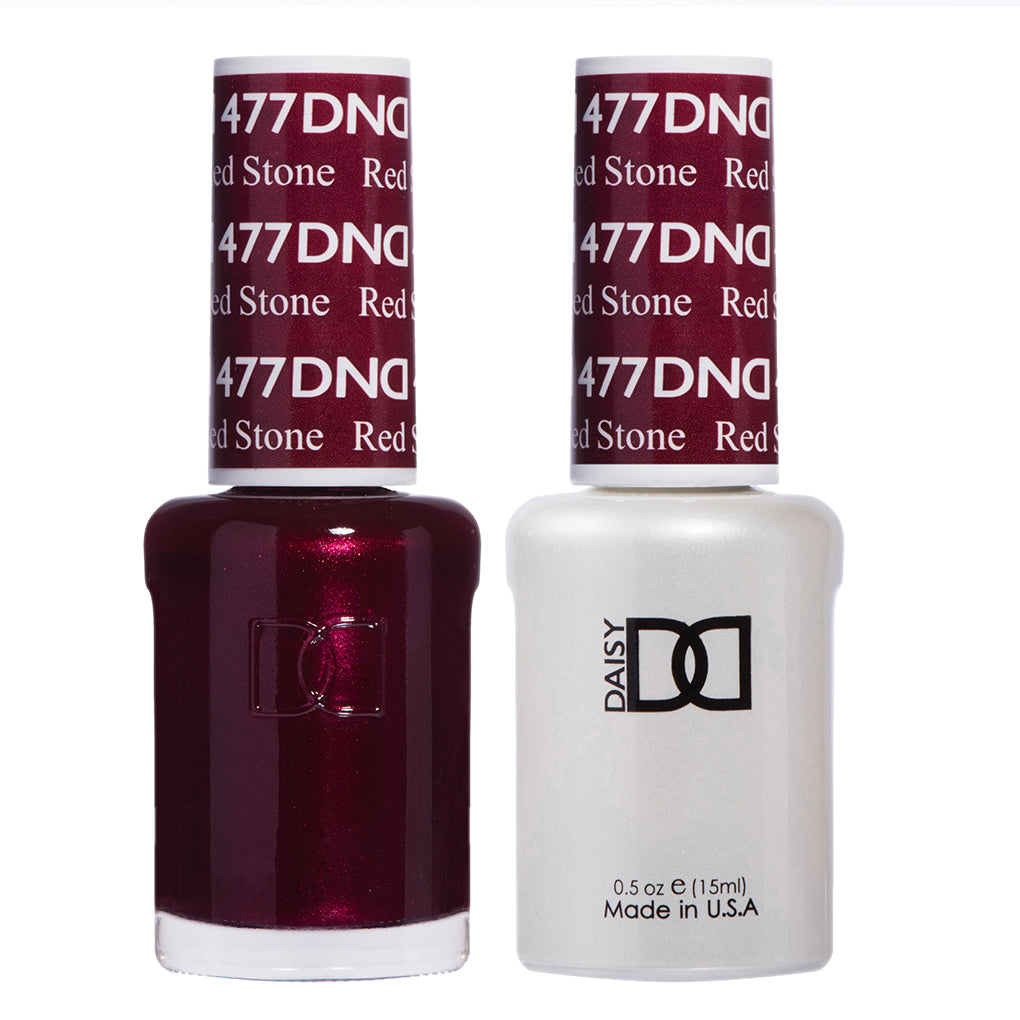 DND Matching Polish Set Gel & Lacquer 477 Red Stone