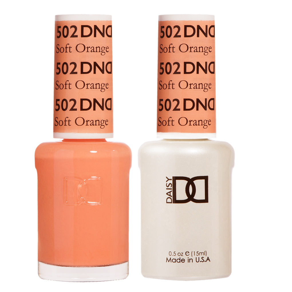 DND Matching Polish Set Gel & Lacquer 502 Soft Orange