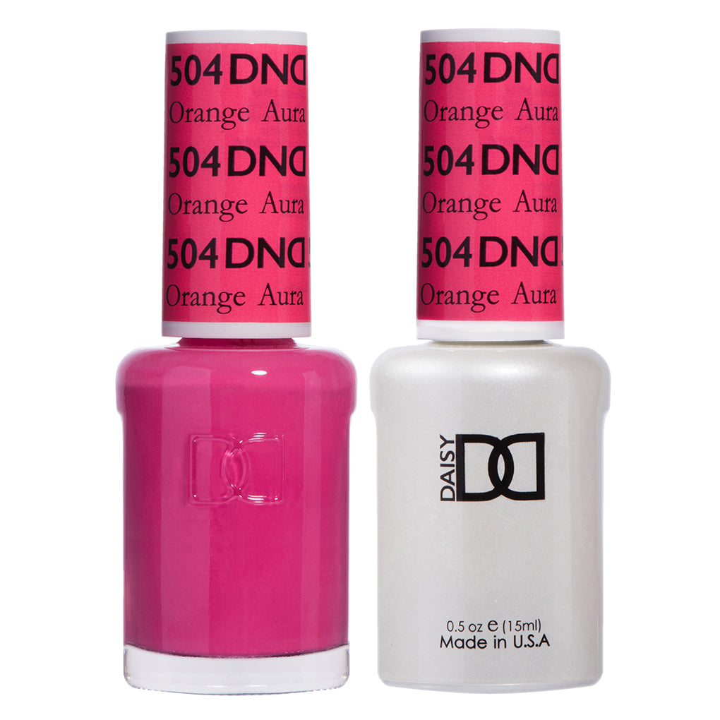 DND Matching Polish Set Gel & Lacquer 504 Orange Aura