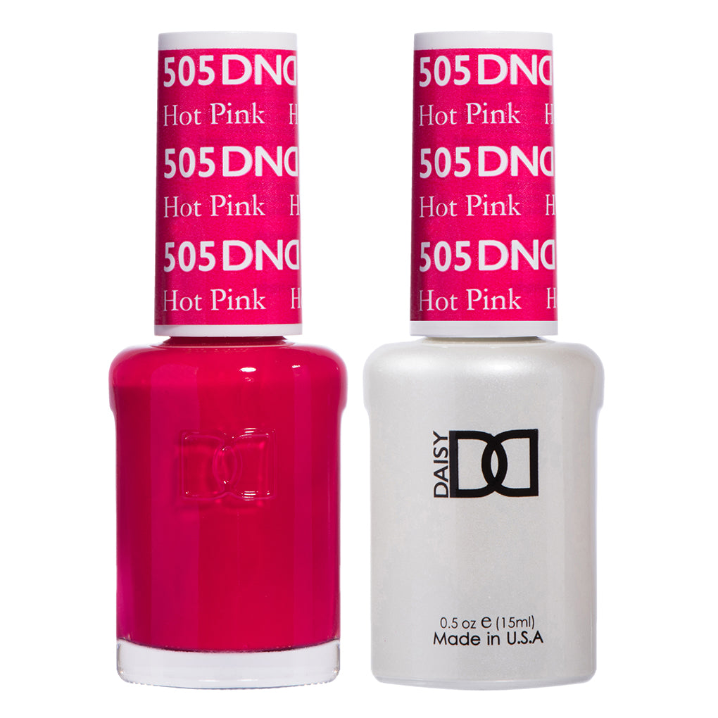 DND Matching Polish Set Gel & Lacquer 505 Hot Pink