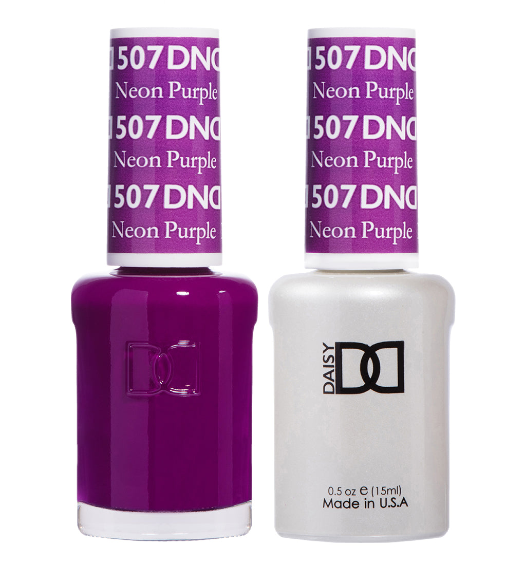 DND Matching Polish Set Gel & Lacquer 507 Neon Purple