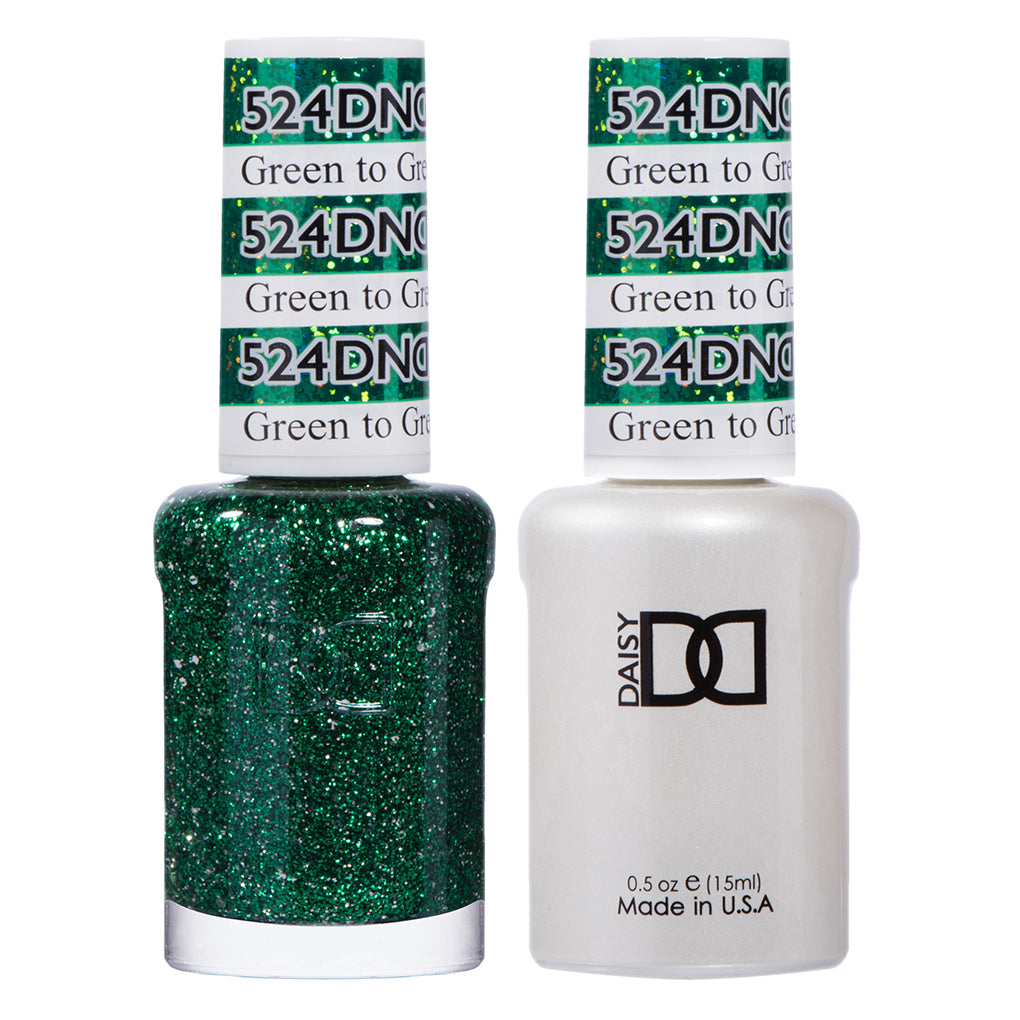 DND Matching Polish Set Gel & Lacquer 524 Green to Green