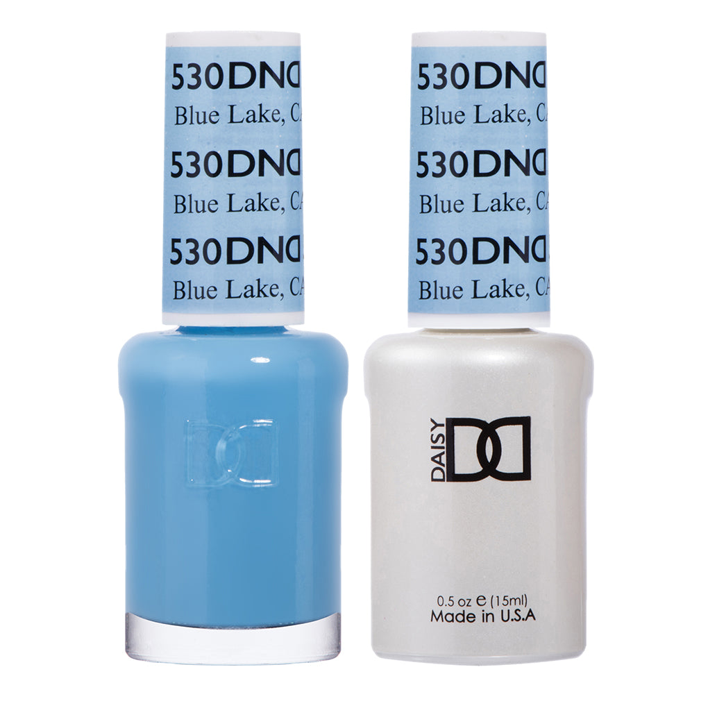 DND Matching Polish Set Gel & Lacquer 530 Blue Lake