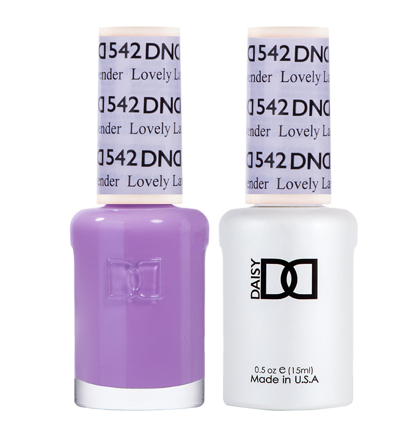 DND Matching Polish Set Gel & Lacquer 542 Lovely Lavender