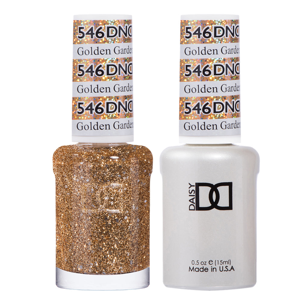 DND Matching Polish Set Gel & Lacquer 546 Golden Gardens