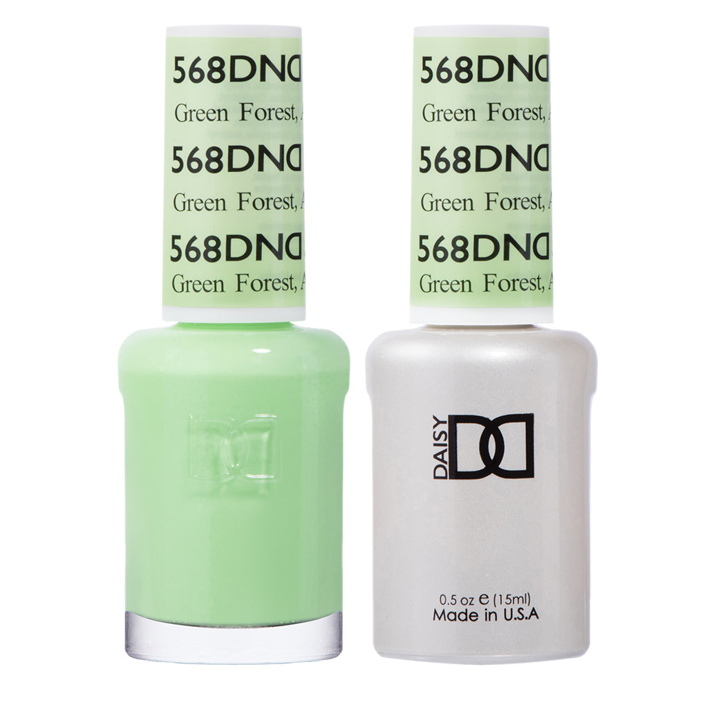 DND Matching Polish Set Gel & Lacquer 568 Green Forest