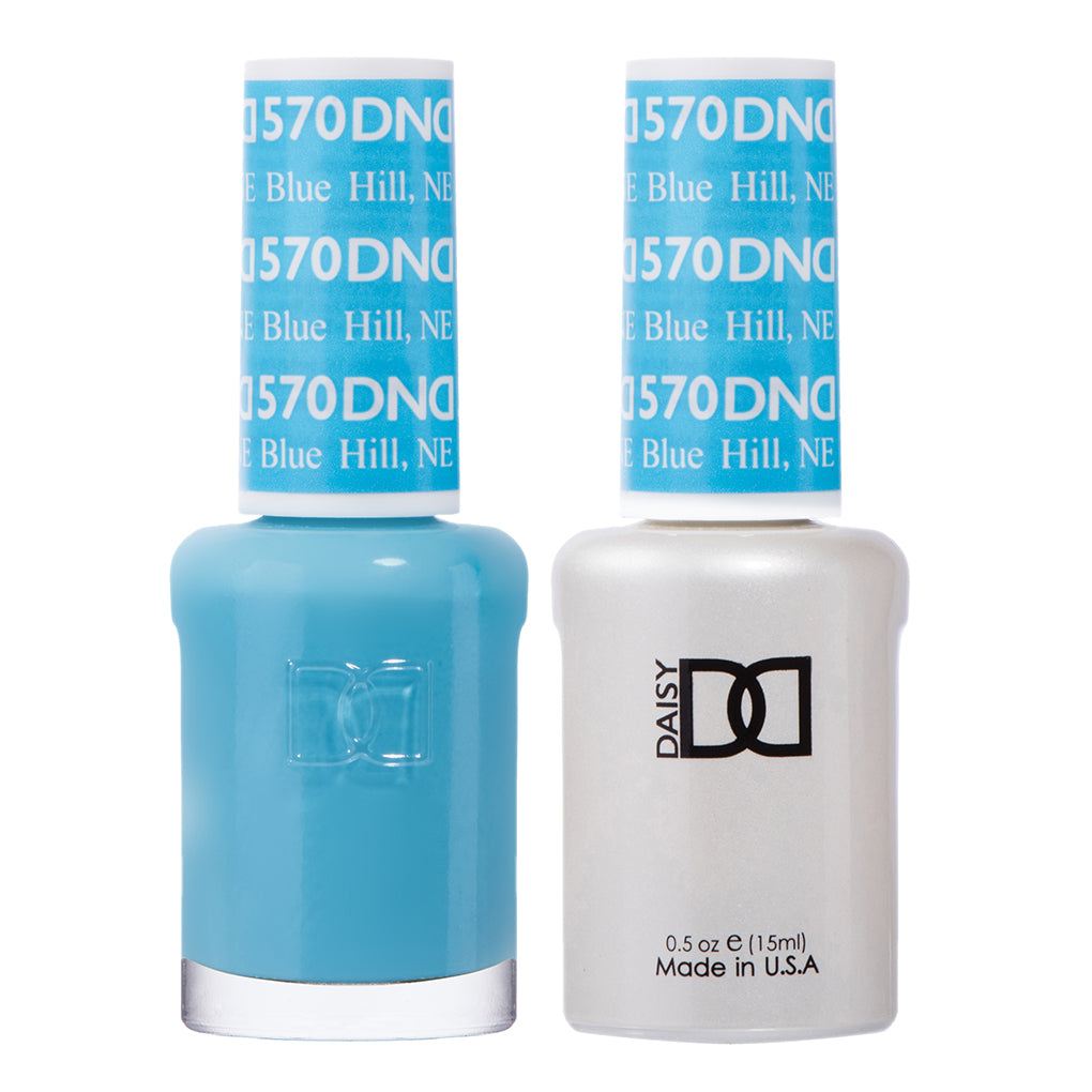 DND Matching Polish Set Gel & Lacquer 570 Blue Hill