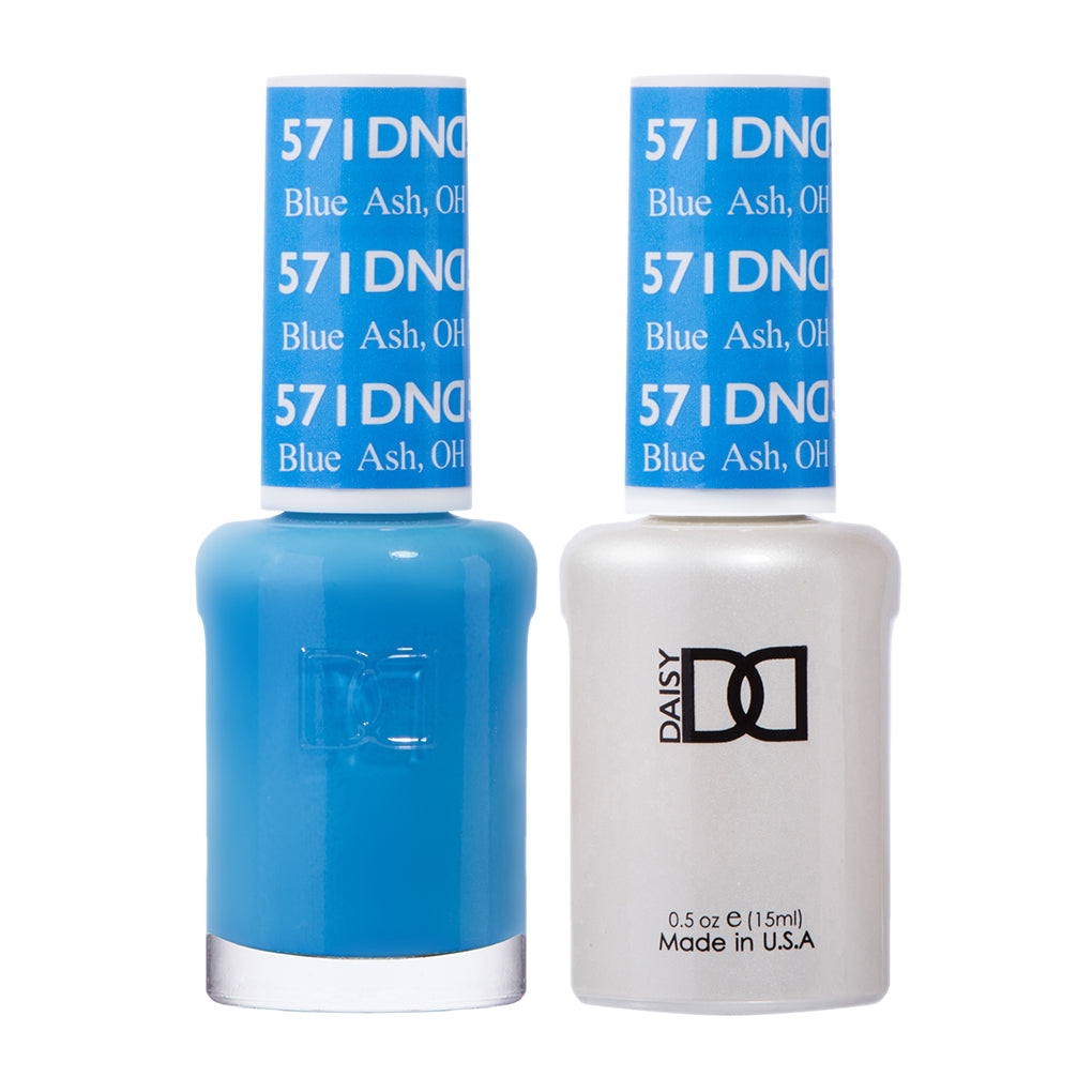 DND Matching Polish Set Gel & Lacquer 571 Blue Ash