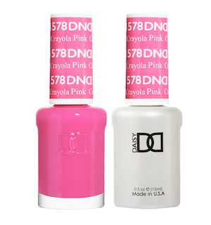 DND Matching Polish Set Gel & Lacquer 578 Crayola Pink