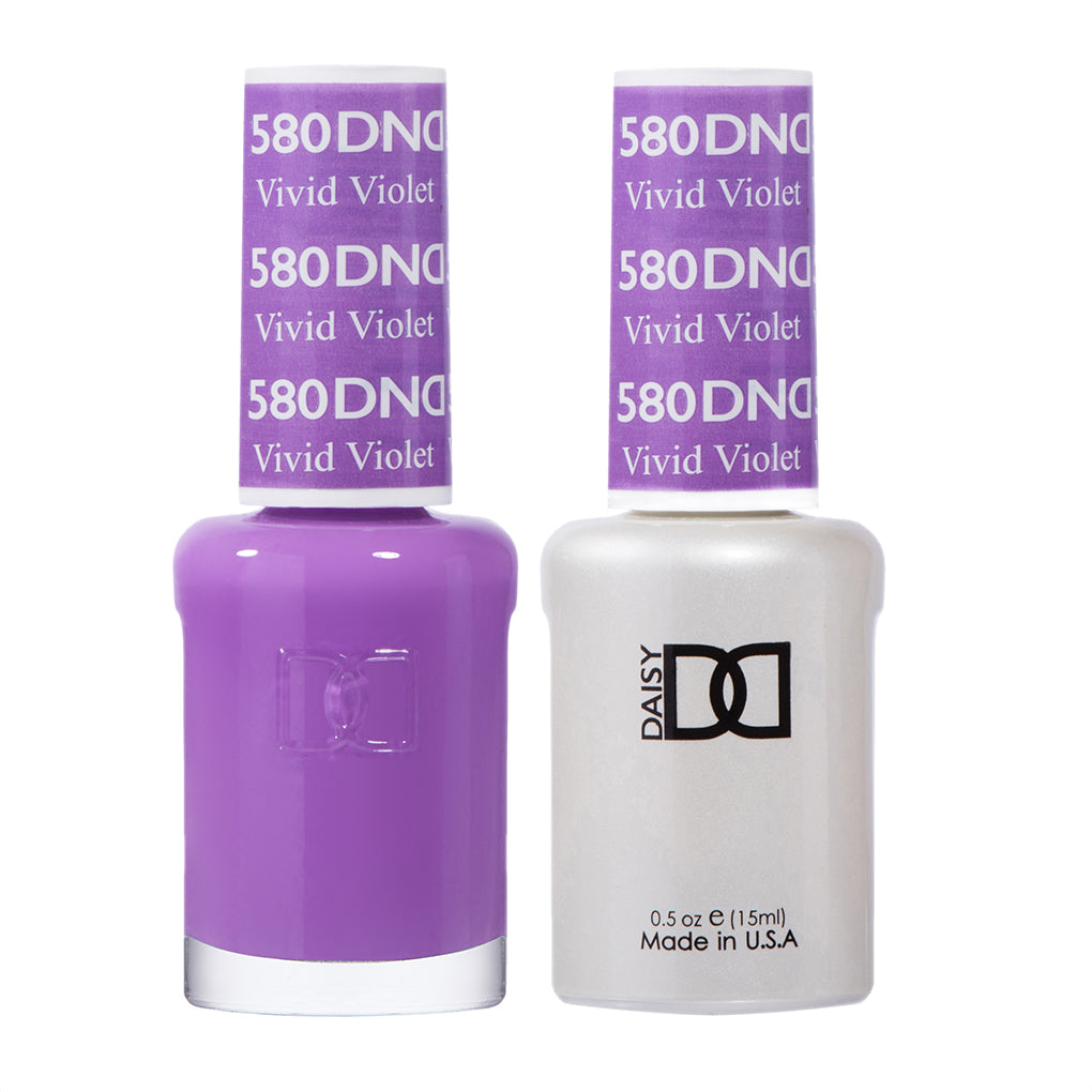 DND Matching Polish Set Gel & Lacquer 580 Vivid Violet