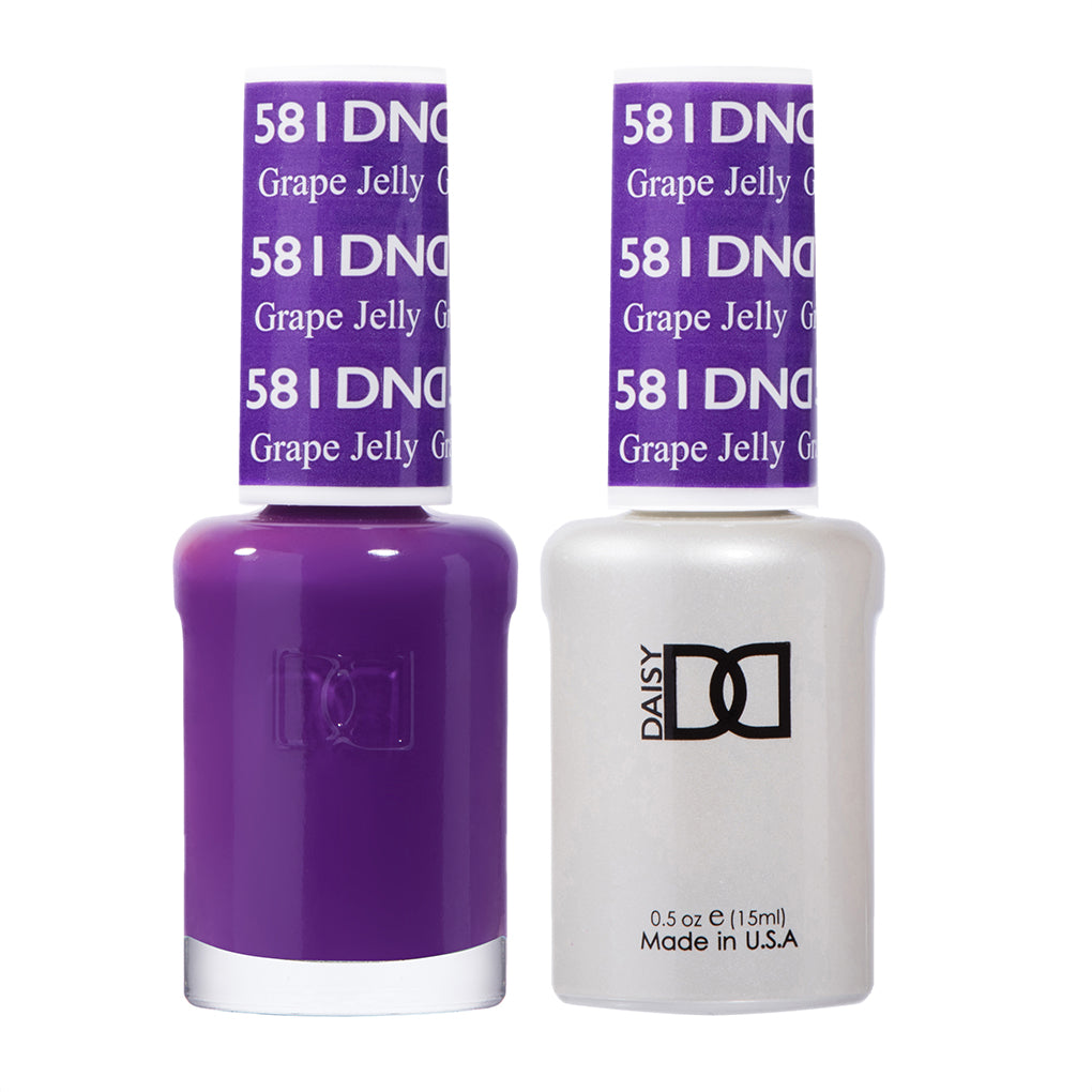 DND Matching Polish Set Gel & Lacquer 581 Grape Jelly