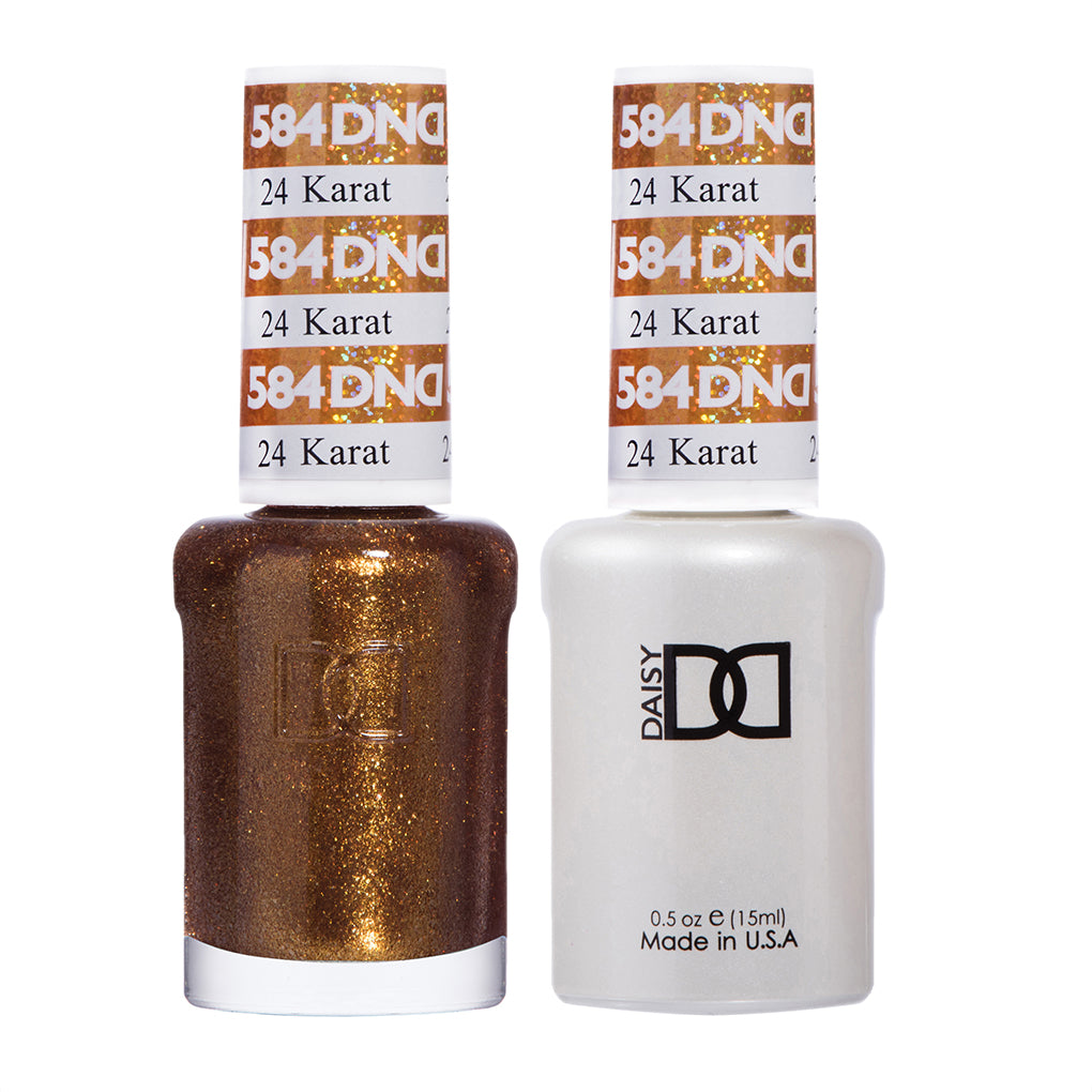 DND Matching Polish Set Gel & Lacquer 584 24 Karat