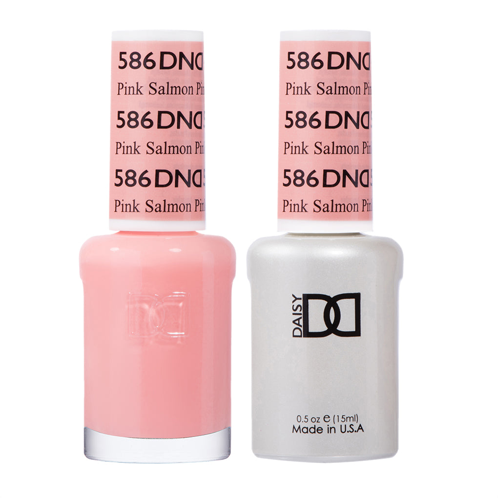 DND Matching Polish Set Gel & Lacquer 586 Pink Salmon