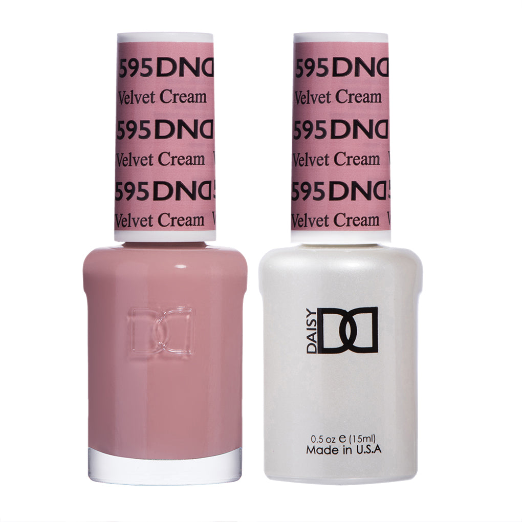 DND Matching Polish Set Gel & Lacquer 595 Velvet Cream