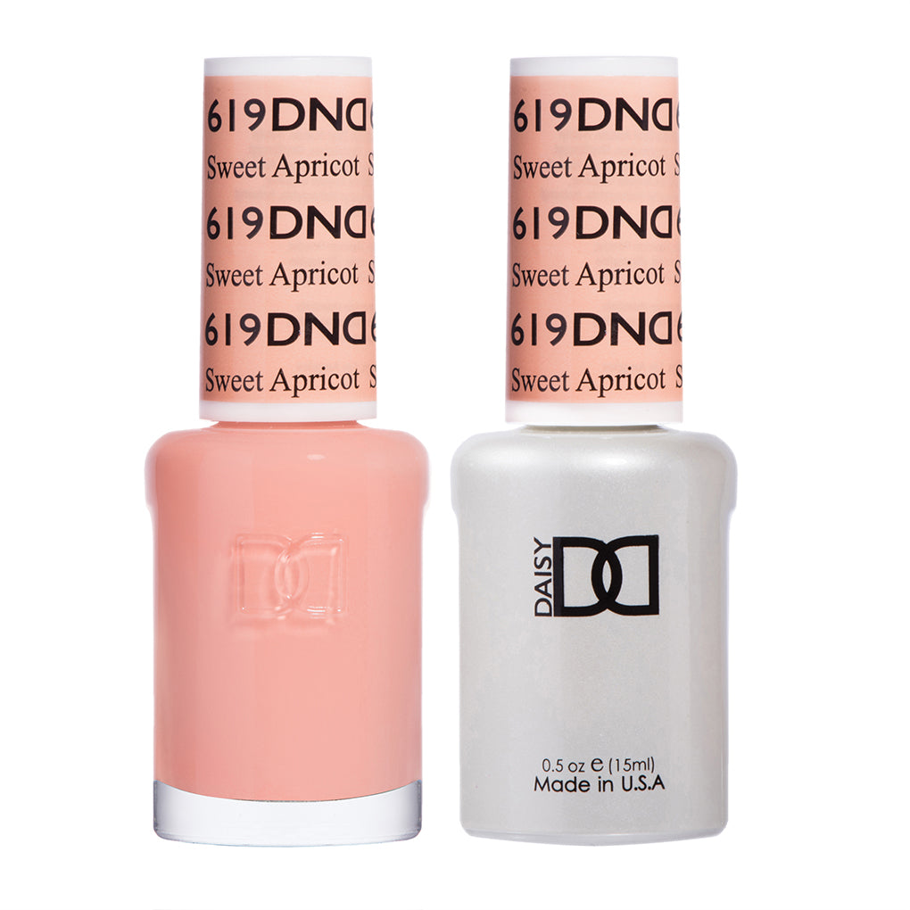 DND Matching Polish Set Gel & Lacquer 619 Sweet Apricot