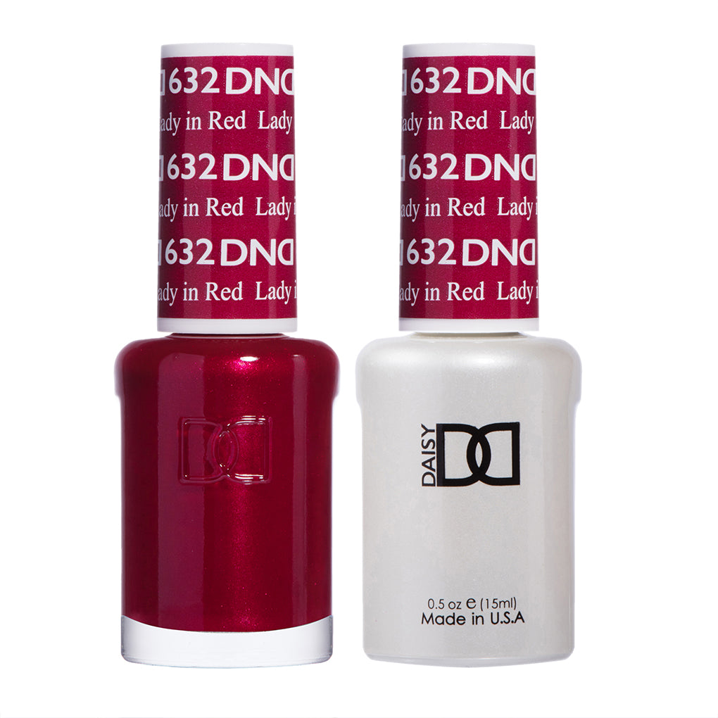 DND Matching Polish Set Gel & Lacquer 632 Lady in Red