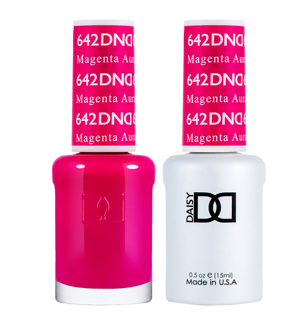 DND Matching Polish Set Gel & Lacquer 642 Magenta Aura