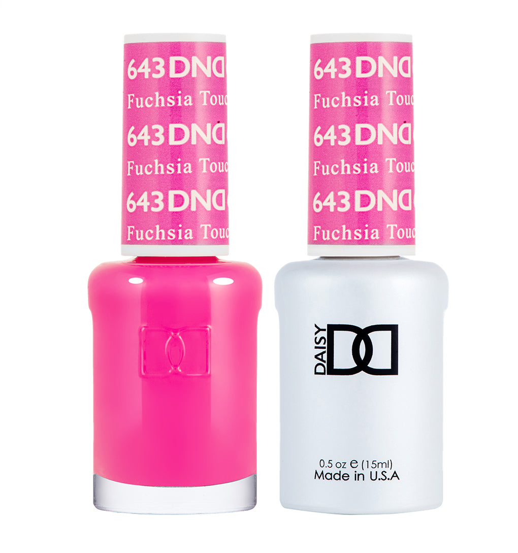 DND Matching Polish Set Gel & Lacquer 643 Fuchsia Touch