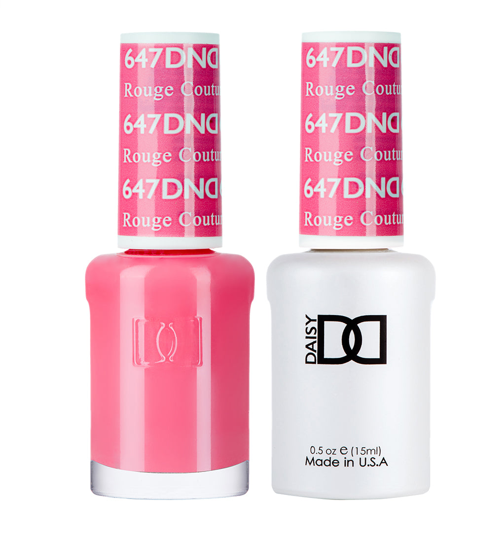 DND Matching Polish Set Gel & Lacquer 647 Rouge Couture