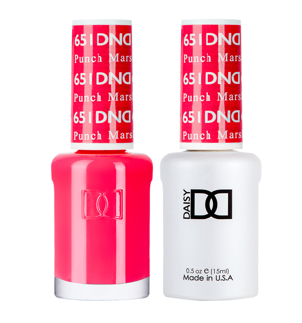 DND Matching Polish Set Gel & Lacquer 651 Punch Marshmallow