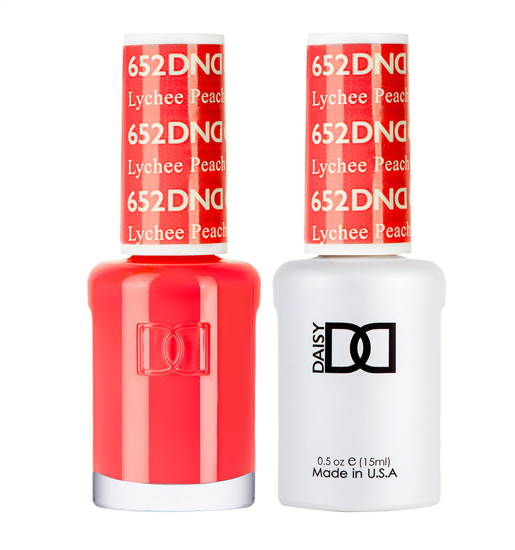 DND Matching Polish Set Gel & Lacquer 652 Lychee Peachy