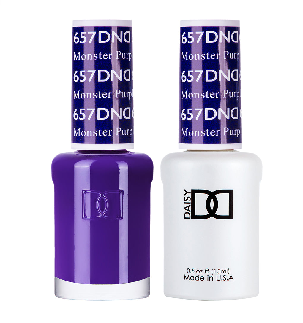 DND Matching Polish Set Gel & Lacquer 657 Monster Purple