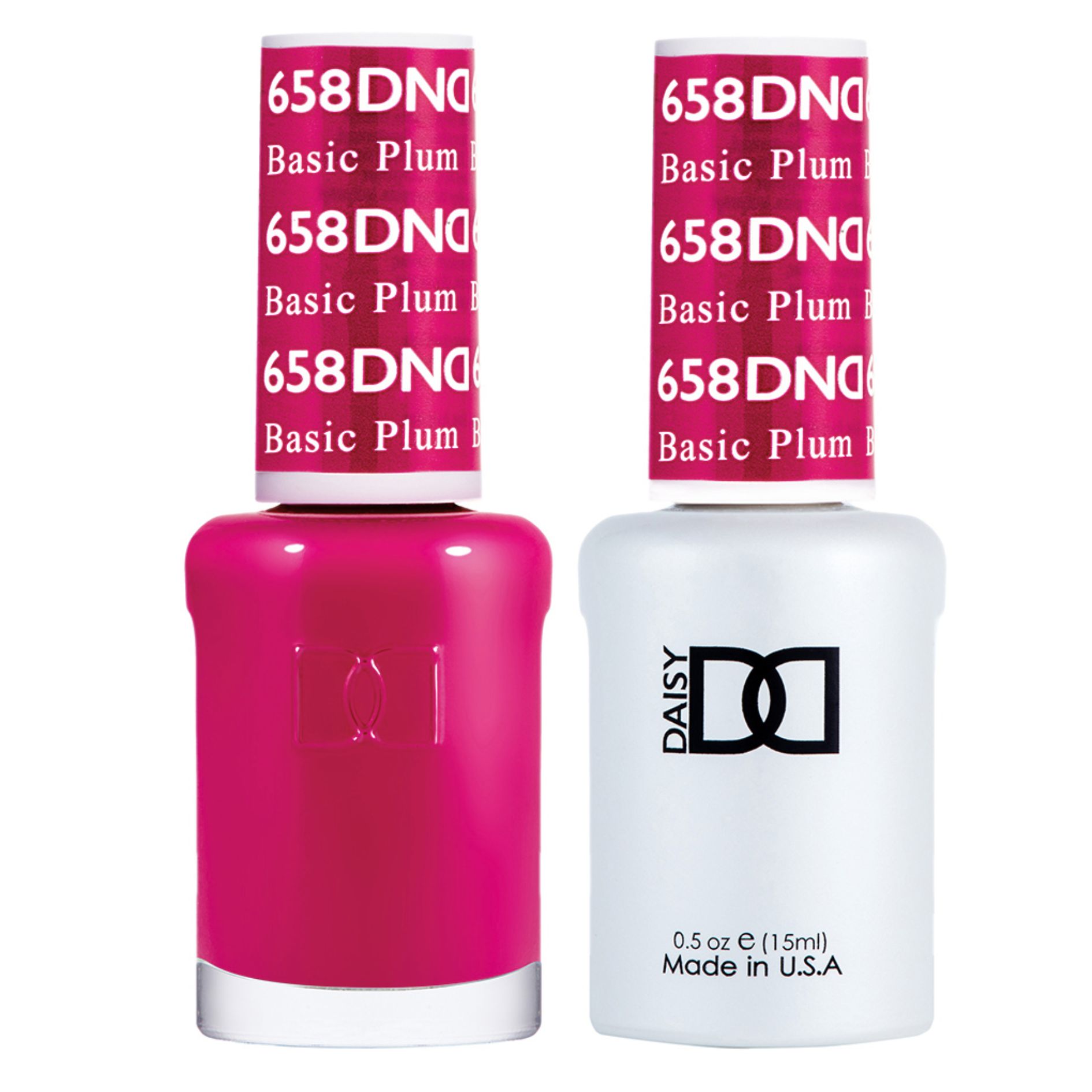 DND Matching Polish Set Gel & Lacquer 658 Basic Plum