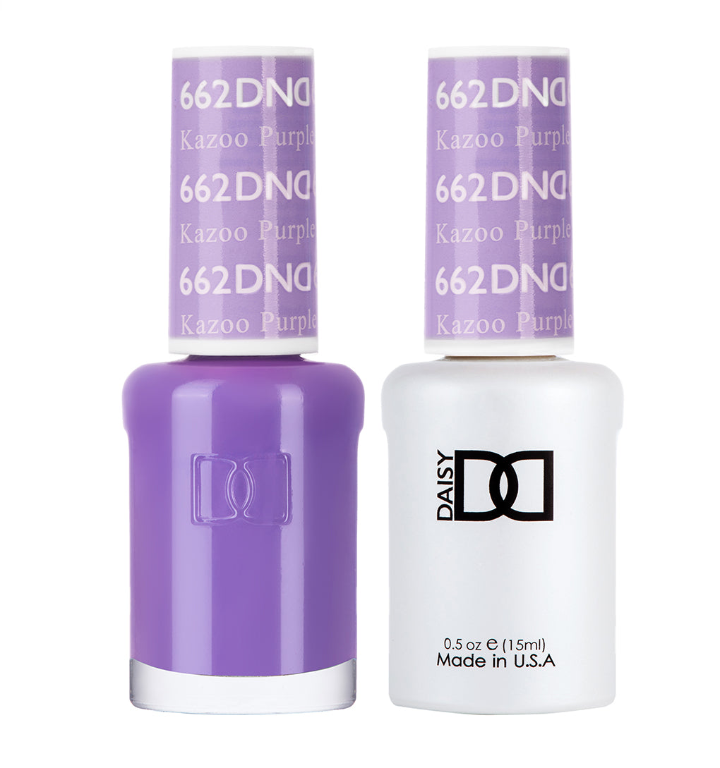 DND Matching Polish Set Gel & Lacquer 662 Kazoo Purple